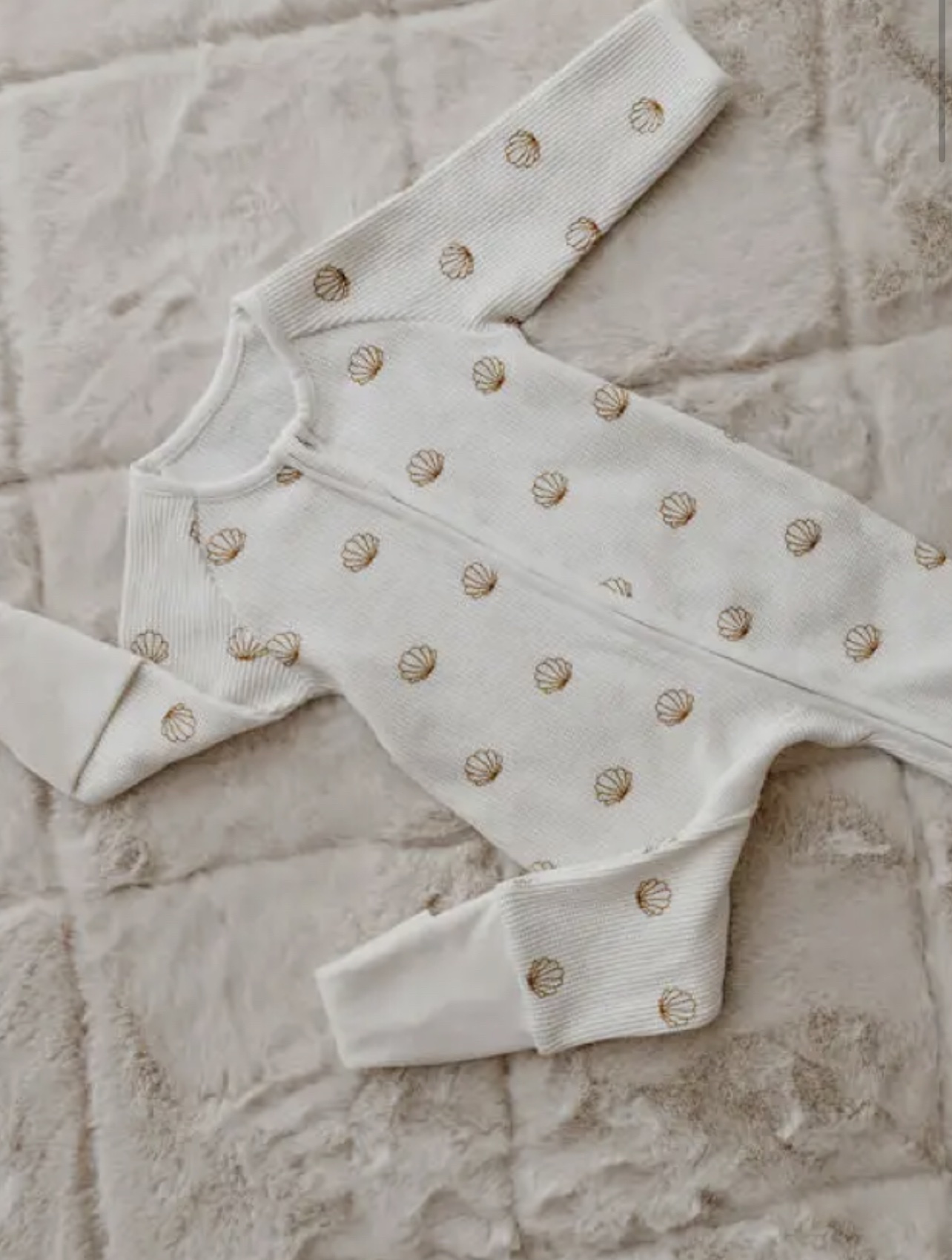 Woven Kids Shell Waffle Zip Suit - 0000 (newborn)