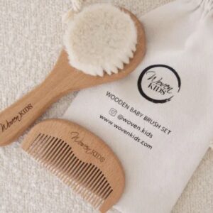 Wooden Baby Brush Set