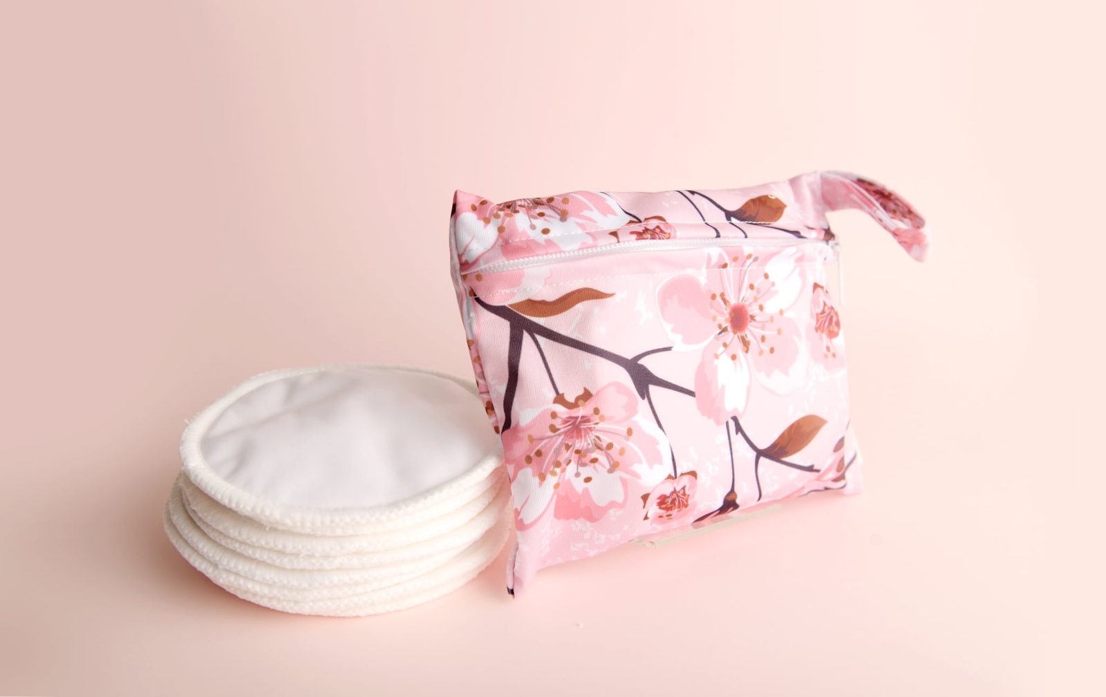 Reusable Bamboo breast pads offer superior- Cherry Blossom 8 pack