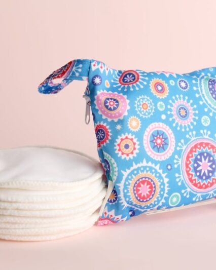 Reusable Bamboo breast pads - Mandala 8 pack