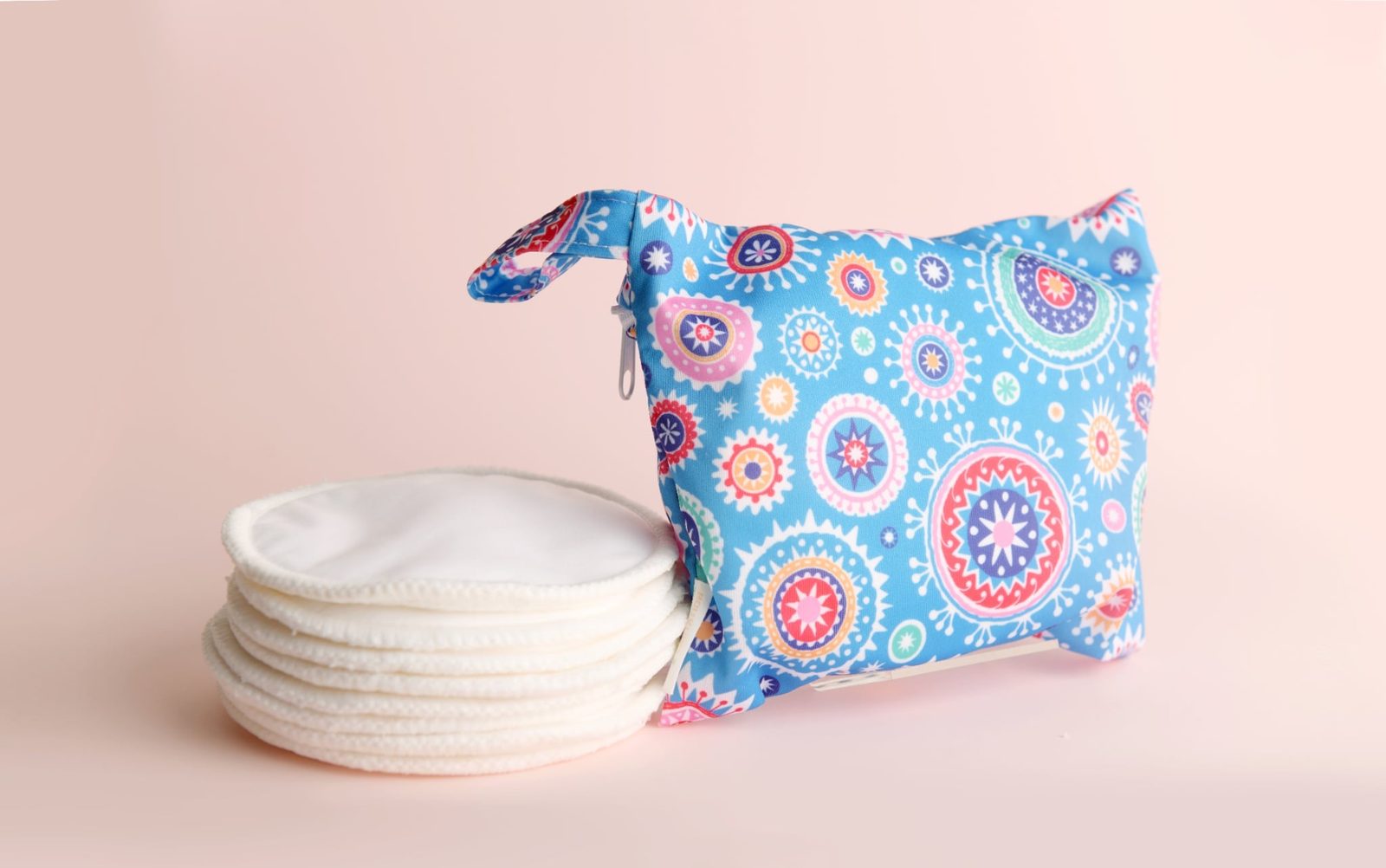 Reusable Bamboo breast pads - Mandala 8 pack