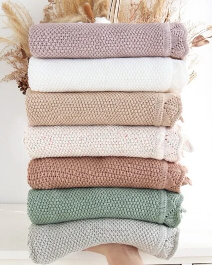 White Knitted Heirloom blanket